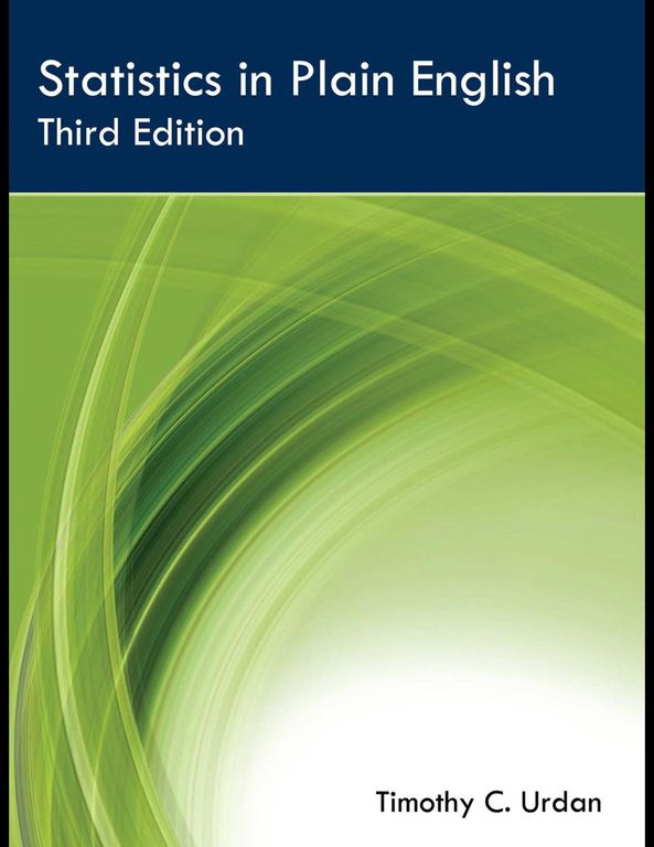 Statistics in plain English cover