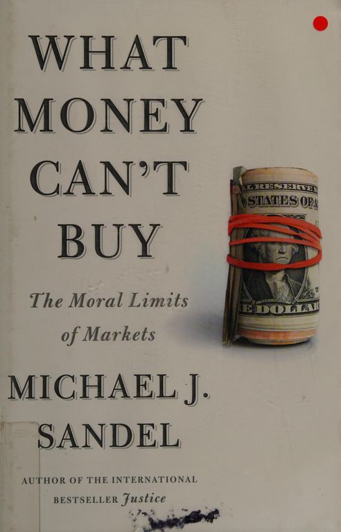 What Money Can't Buy cover
