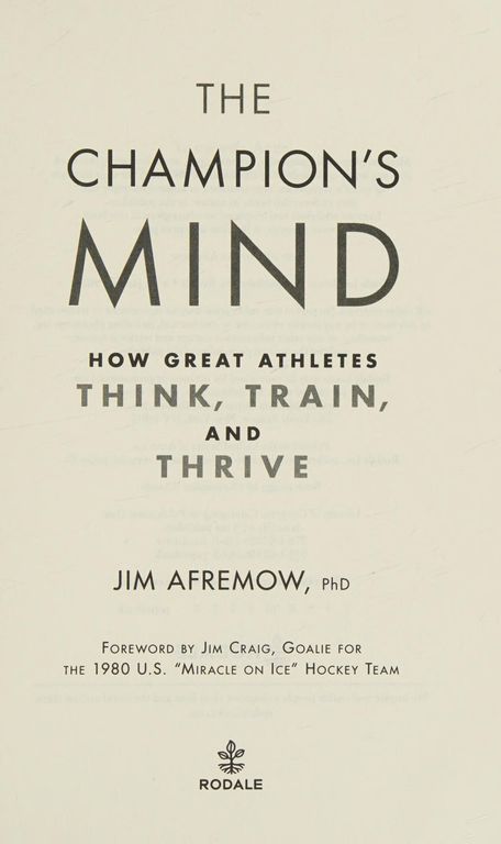 The Champion's Mind cover