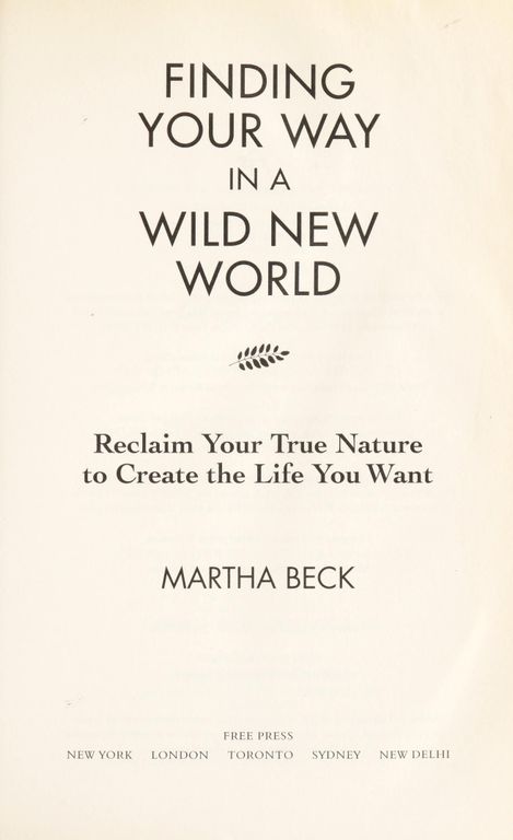 Finding your way in a wild new world cover