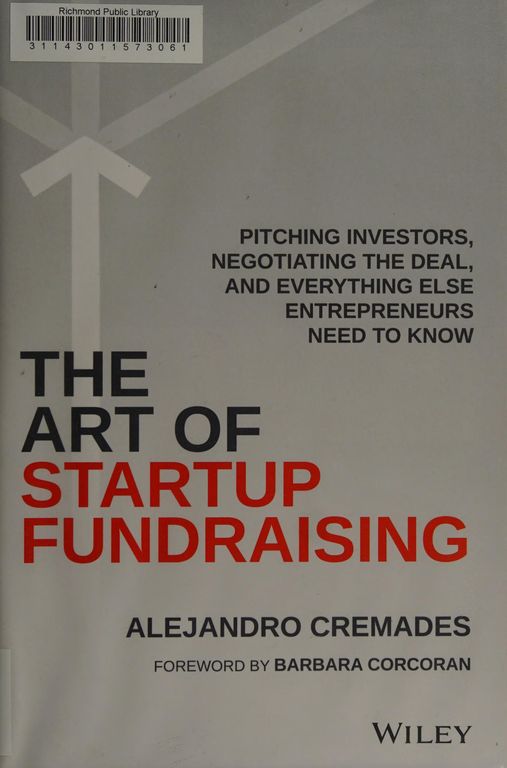 The art of startup fundraising cover