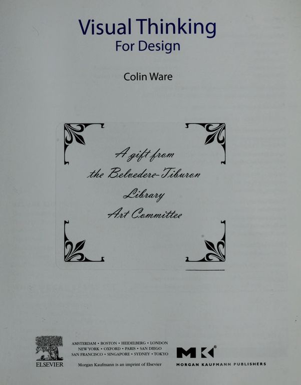 Visual thinking for design cover