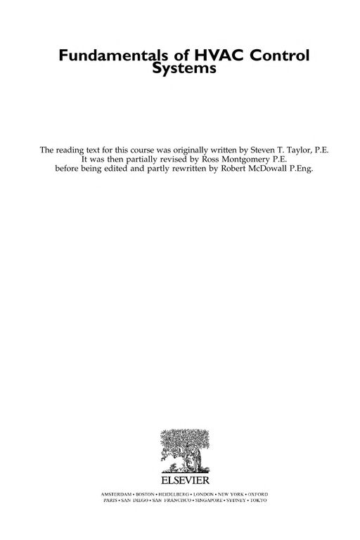 Fundamentals of HVAC control systems cover