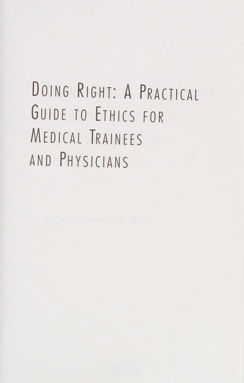 Doing right cover
