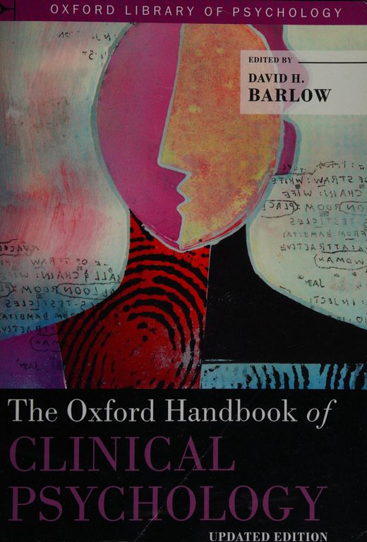 The Oxford handbook of clinical psychology cover