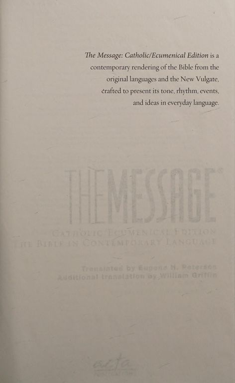 The message cover