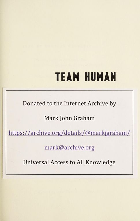 Team human cover