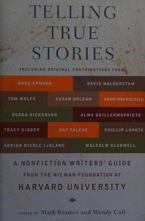 Telling true stories cover