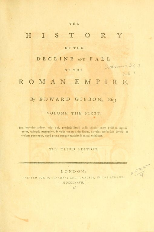 History of the Decline and Fall of the Roman Empire Complete and Unabridged cover