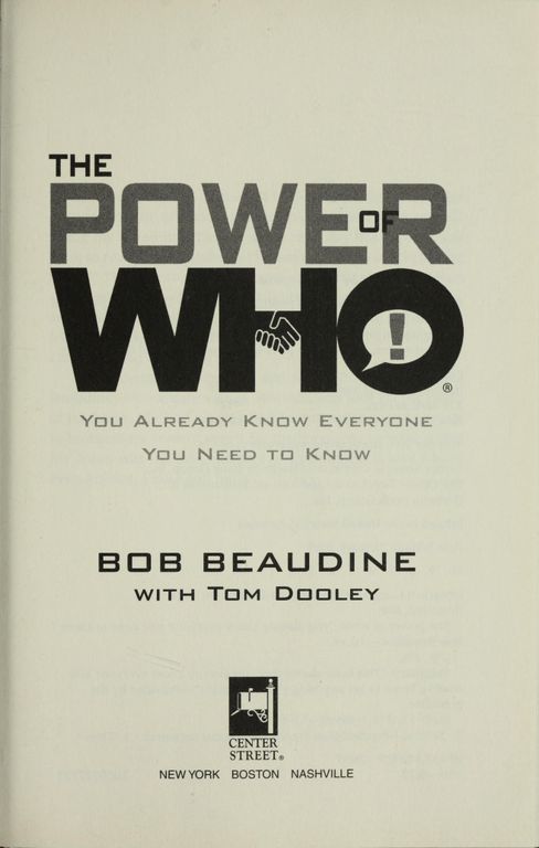 The power of who 封面