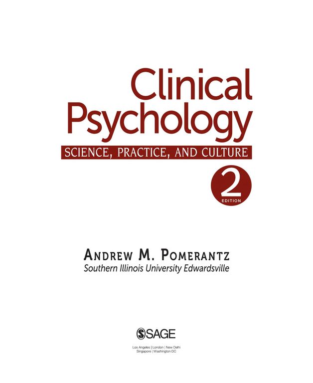 Clinical psychology cover