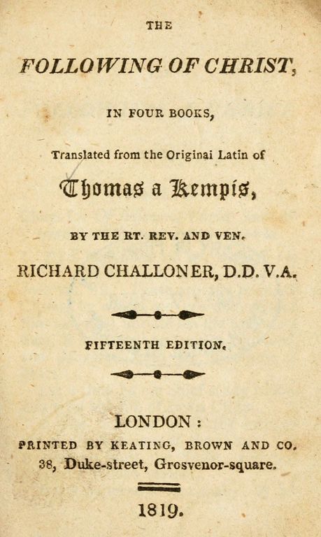 Imitation of Christ cover