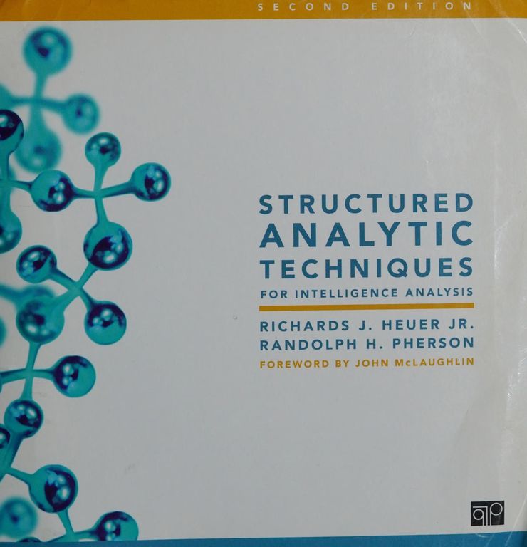 Structured Analytic Techniques for Intelligence Analysis; 封面
