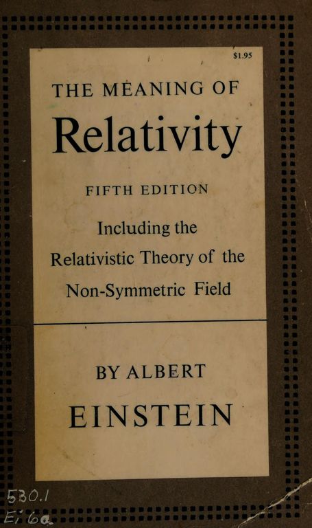 Relativitätstheorie cover