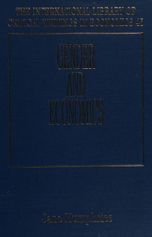 Gender and economics cover