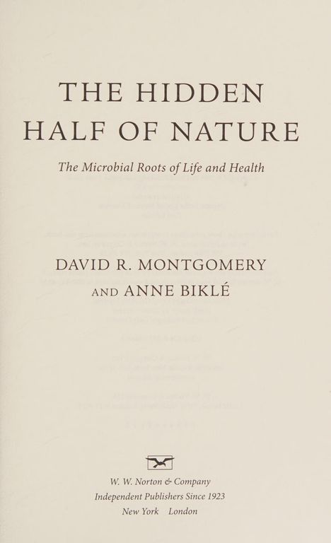 The hidden half of nature cover