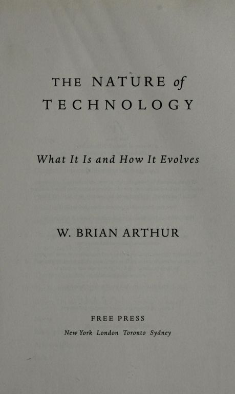The nature of technology cover