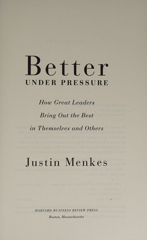 Better under pressure cover