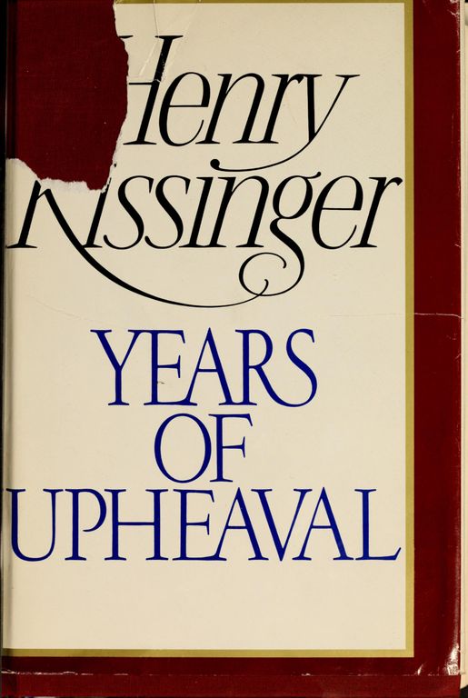 Years of upheaval cover