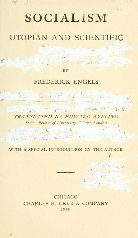 Die Entwicklung des Sozialismus von der Utopie zur Wissenschaft cover