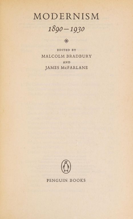 Modernism cover