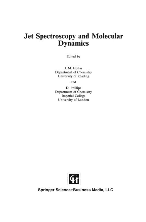 Jet Spectroscopy and Molecular Dynamics cover