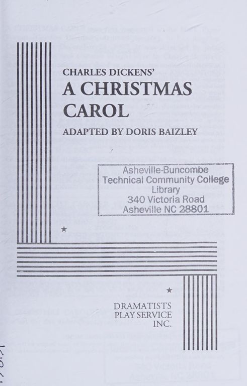 A Christmas Carol cover