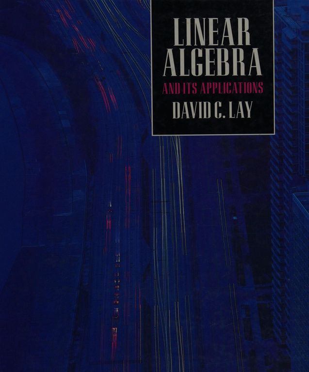 Linear algebra and its applications cover