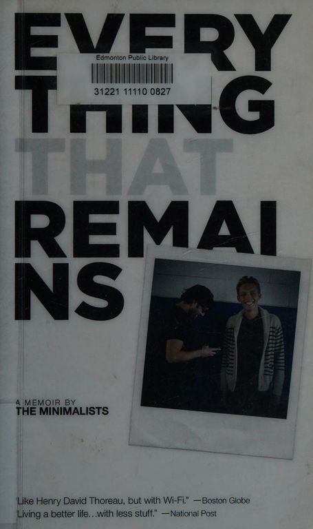 Everything that remains cover