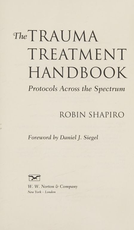 The trauma treatment handbook cover