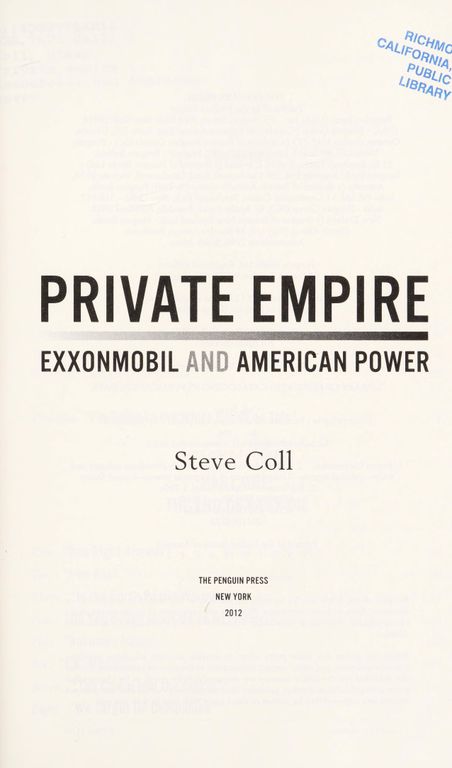 Private empire cover