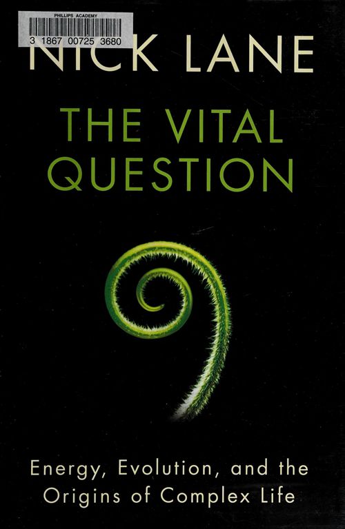 The vital question cover