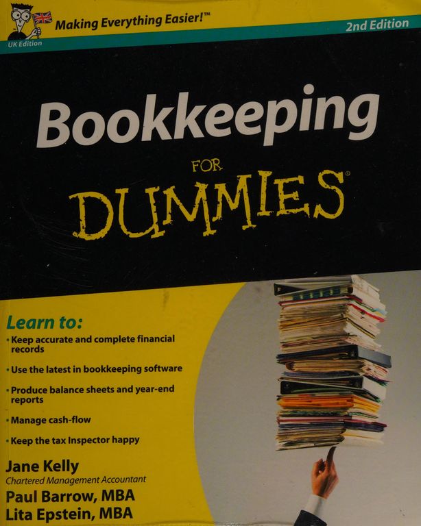 Bookkeeping for dummies cover