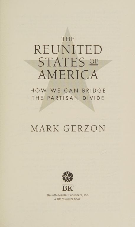 The Reunited States of America cover
