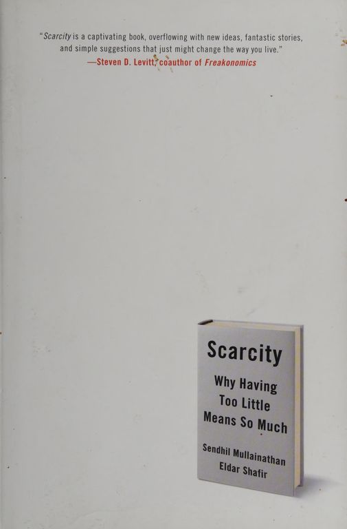 Scarcity cover