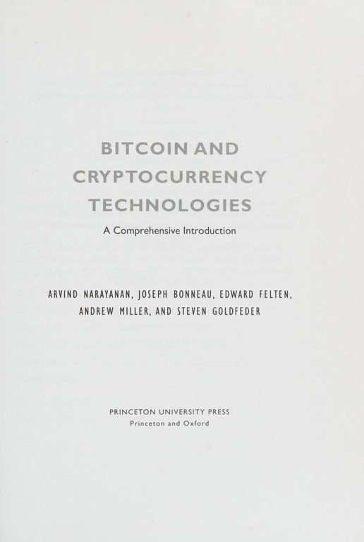 Bitcoin and cryptocurrency technologies 封面