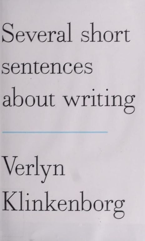 Several short sentences about writing cover