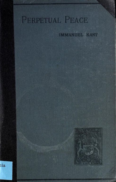 Zum ewigen Frieden cover