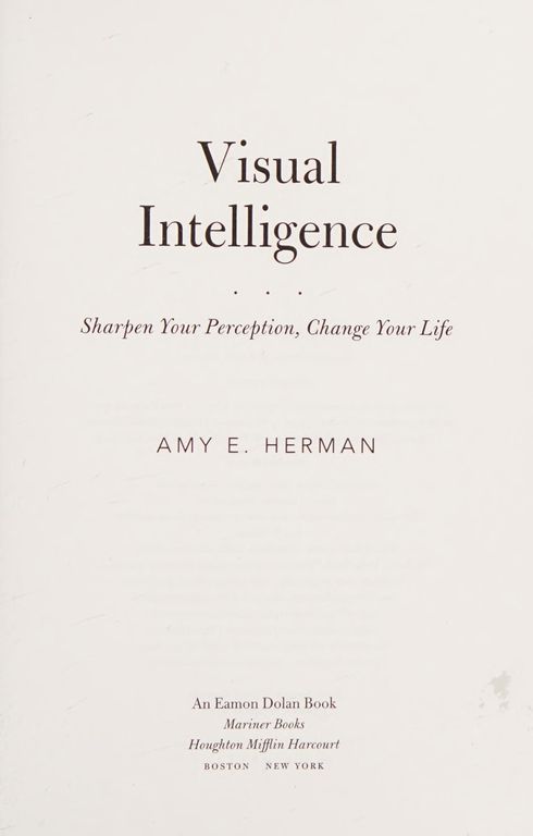 Visual Intelligence cover