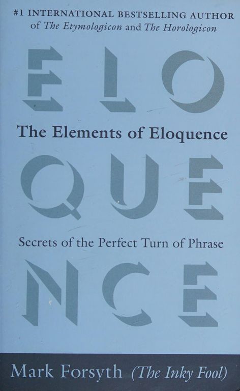The elements of eloquence cover