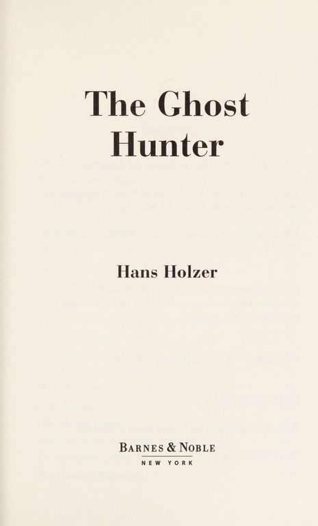 Ghost Hunter cover