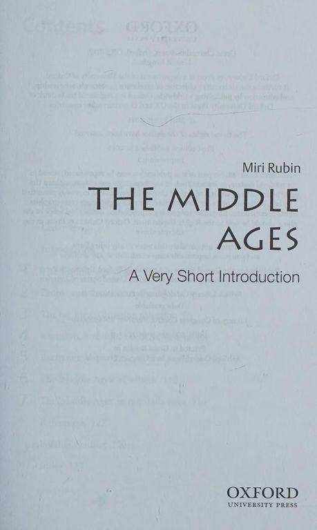 Middle Ages cover
