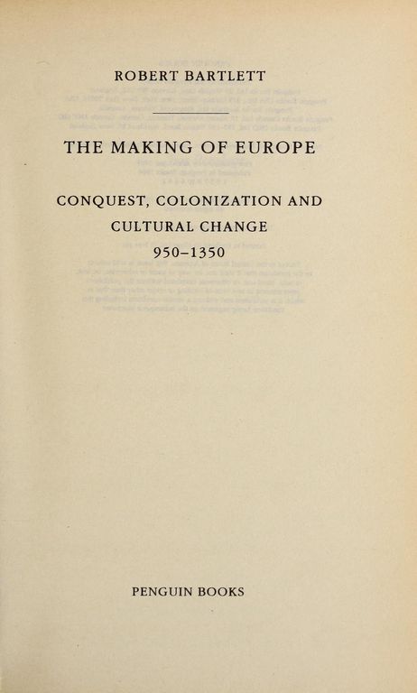 The making of Europe cover