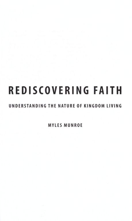 Rediscovering faith cover