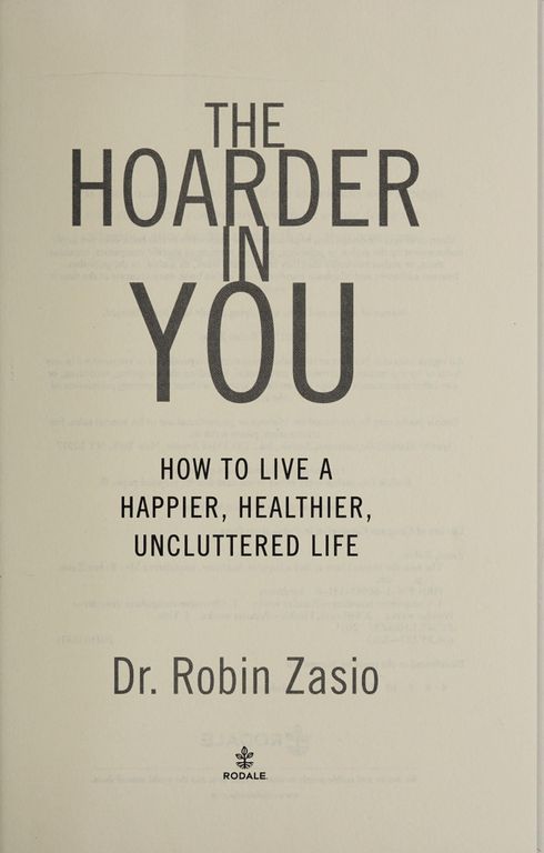 The hoarder in you 封面
