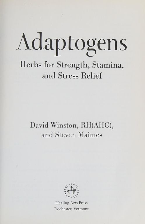 Adaptogens cover