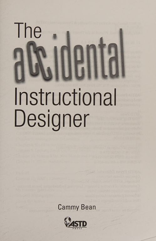 The accidental instructional designer cover
