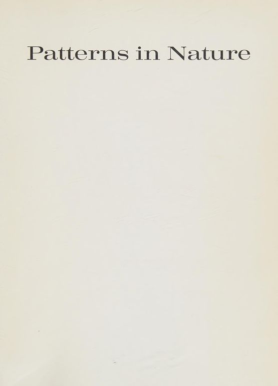 Patterns in nature cover