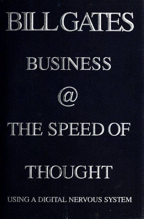 Business @ the speed of thought cover