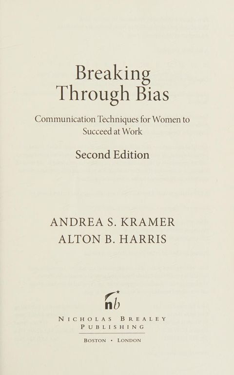 Breaking Through Bias Second Edition cover
